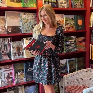 Hill House floral long sleeve Sleeve Sundress